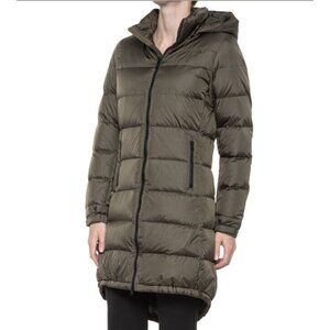 NWT Womens The North Face TNF Metropolis III Parka Long Down Warm Jacket Green S